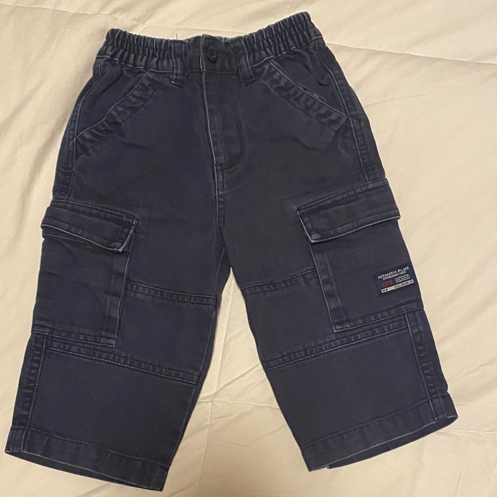 1989 Place Navy Cargo Pants for Kids